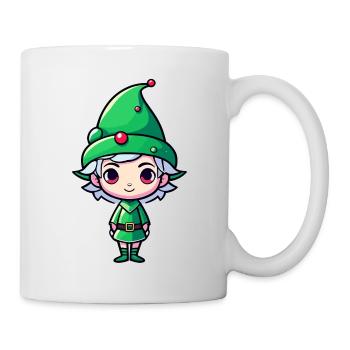 Elf Christmas Illustration - Mug - white - Right
