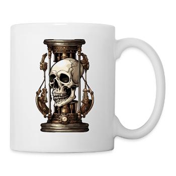 Hourglass / Timepiece / Antique /Grains of Sand / Drain - Mug - white - Right