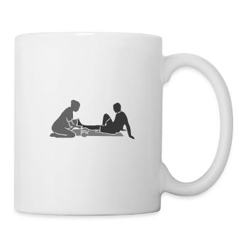 Il n’y a pas de pleurs en physiothérapie 2 - Mug blanc - blanc - Droite