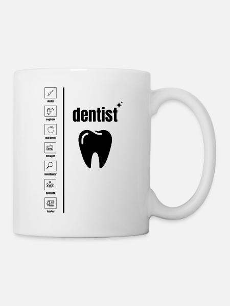 Définition dentiste - Mug blanc - blanc