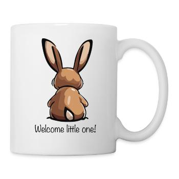 Bienvenue petit - Mug blanc - blanc - Droite