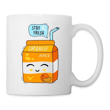 Juice and happiness - Mug - white - Right