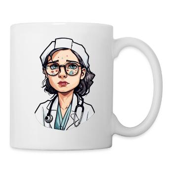 Médecin / professionnel de la santé / médecin / profession / spécialiste - Mug blanc - blanc - Droite
