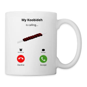 Mein Koobideh ruft - Iran - Tasse - Weiß - Rechts