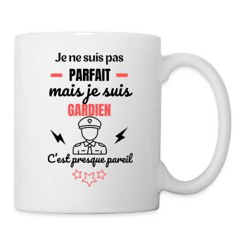 Voilà a quoi ressemble un GARDIEN Humour - Mug blanc - blanc - Droite