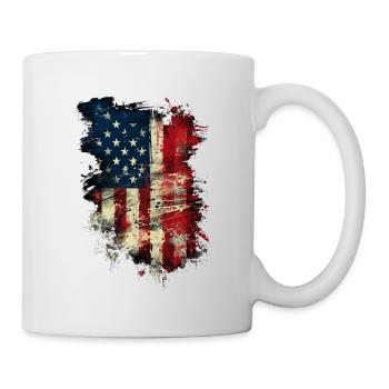 L’Amérique du grunge - Mug blanc - blanc - Droite