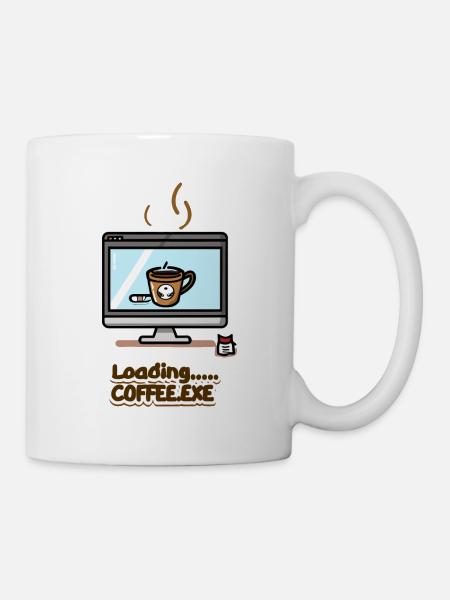 Loading... Coffee.exe - Tasse - Weiß
