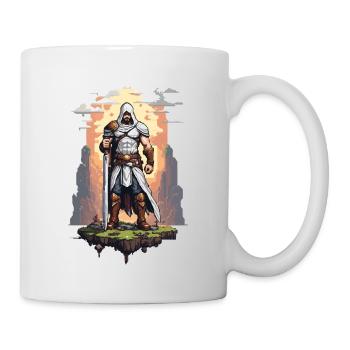Rétro Arcade Pixel Art Hero Gaming Design - Mug blanc - blanc - Droite