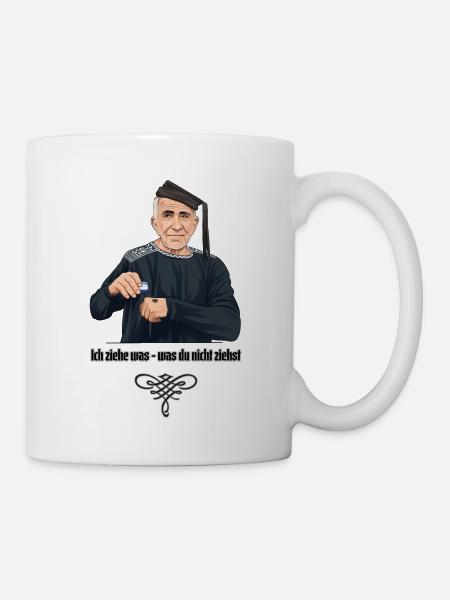 Rieser Grantler // Illustration - Tasse - Weiß