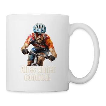 Everything under control. Fan of cycling! - Mug - white - Right