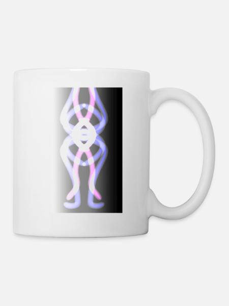 Figure, Fantasy, Pattern - Mug - white