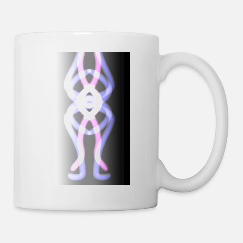 Figure, Fantasy, Pattern - Mug - white