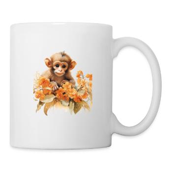 Petit rêveur de la jungle - Mug blanc - blanc - Droite