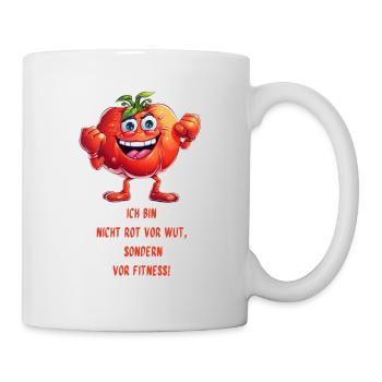 Tommy das Tomatenwunder - Tasse - Weiß - Rechts