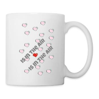 is in the air love - Mug - white - Right
