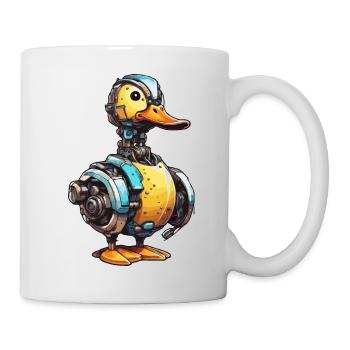 Robot Animal / AI / Mechanized Animals / Comic - Mug - white - Right