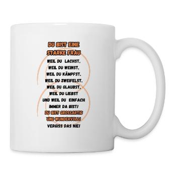 Unbeugsame Geist - Tasse - Weiß - Rechts