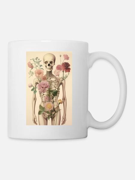 Lovely bones skeleton - Mug - white