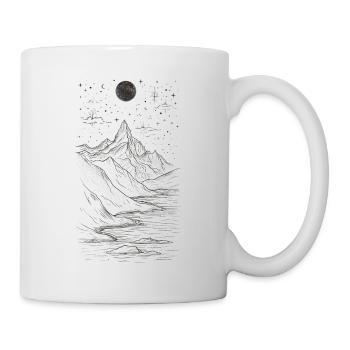 Moon beach - Mug - white - Right
