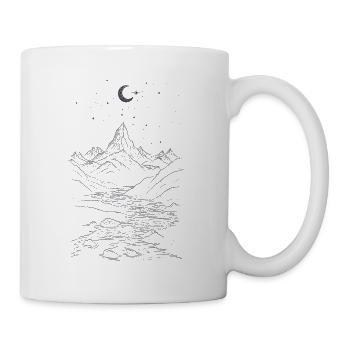Mondlicht - Tasse - Weiß - Rechts