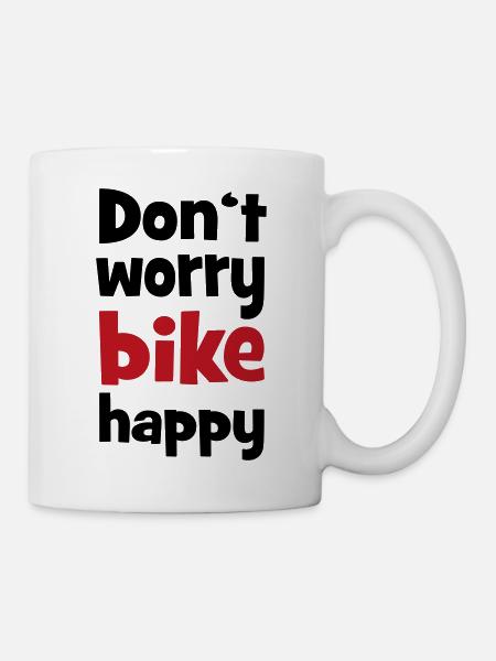 Motorrad - Tasse - Weiß