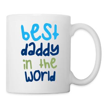 Best daddy in the world - Mug blanc - blanc - Droite