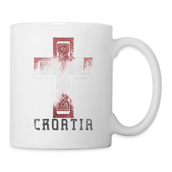 Croatie hrvatska kroatia hrv travel europe zagreb - Mug blanc - blanc - Droite