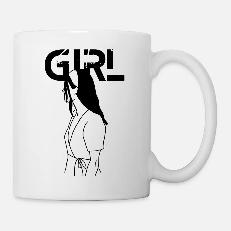 Girl - Mug blanc - blanc