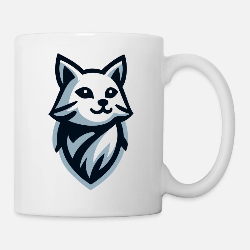 Chaton : illustration d’un peu moelleux - Mug blanc - blanc
