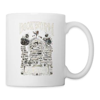 Bookworm and Proud 8 - Tasse - Weiß - Rechts