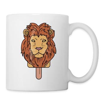 Lion Head Popsicle - Mug - white - Right