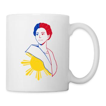 Philippines Filipina Flag Dalagang I Gift - Mug - white - Right