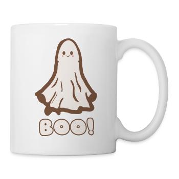 Cute Boo Kawaii Halloween Ghost - Mug - white - Right