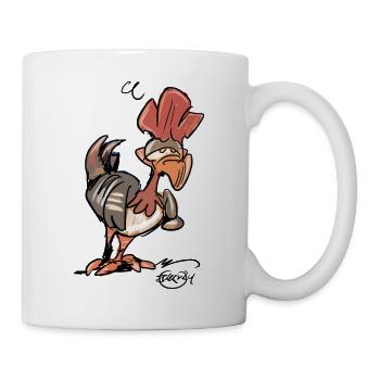 coq du rugby - Mug blanc - blanc - Droite