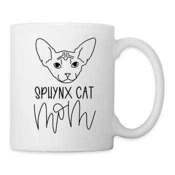 Cat Mom Sphynx | Sphynx Katze - Tasse - Weiß - Rechts