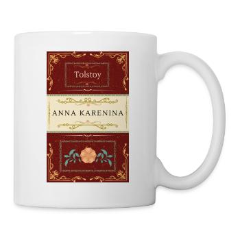 Anna Karenina de Tolstoi - Mug blanc - blanc - Droite