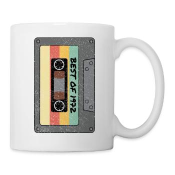 Best of 1972 Classic cassette tape original gift - Mug - white - Right