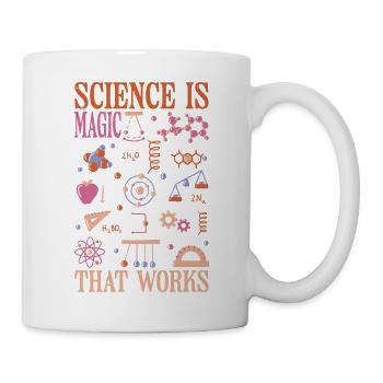 La science est une magie qui fonctionne 12 - Mug blanc - blanc - Droite