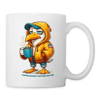 Coffee makes you feel better - Mug - white - Right