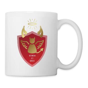 DEMON ET ANGE - Mug blanc - blanc - Droite