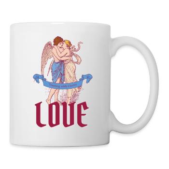 Couple Partner Lovers Pure Love Wedding Heartful - Tasse - Weiß - Rechts