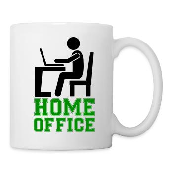 computer work home office - Mug - white - Right