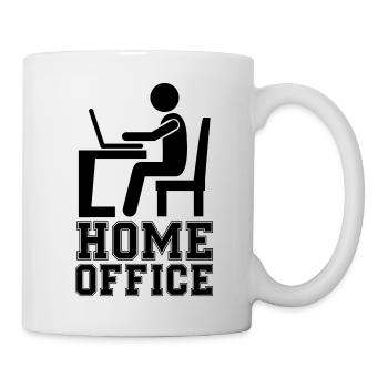 computer work home office - Mug - white - Right