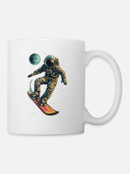 Zero Gravity Snowboarden - Tasse - Weiß