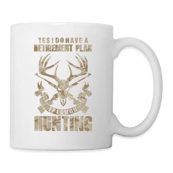 Chasse, gibier, chasse, nature, chasseur, faune animale - Mug blanc - blanc - Droite