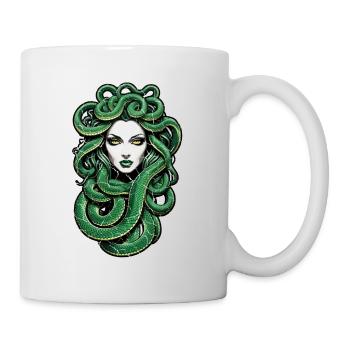 Medusa Griechische Mythologie Monster - Tasse - Weiß - Rechts