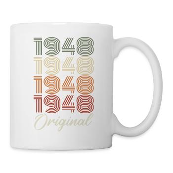 1948 Cadeau D'anniversaire Vintage Original 1948 - Mug blanc - blanc - Droite