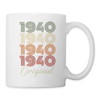 1940 Cadeau D'anniversaire Vintage Original 1940 - Mug blanc - blanc - Droite