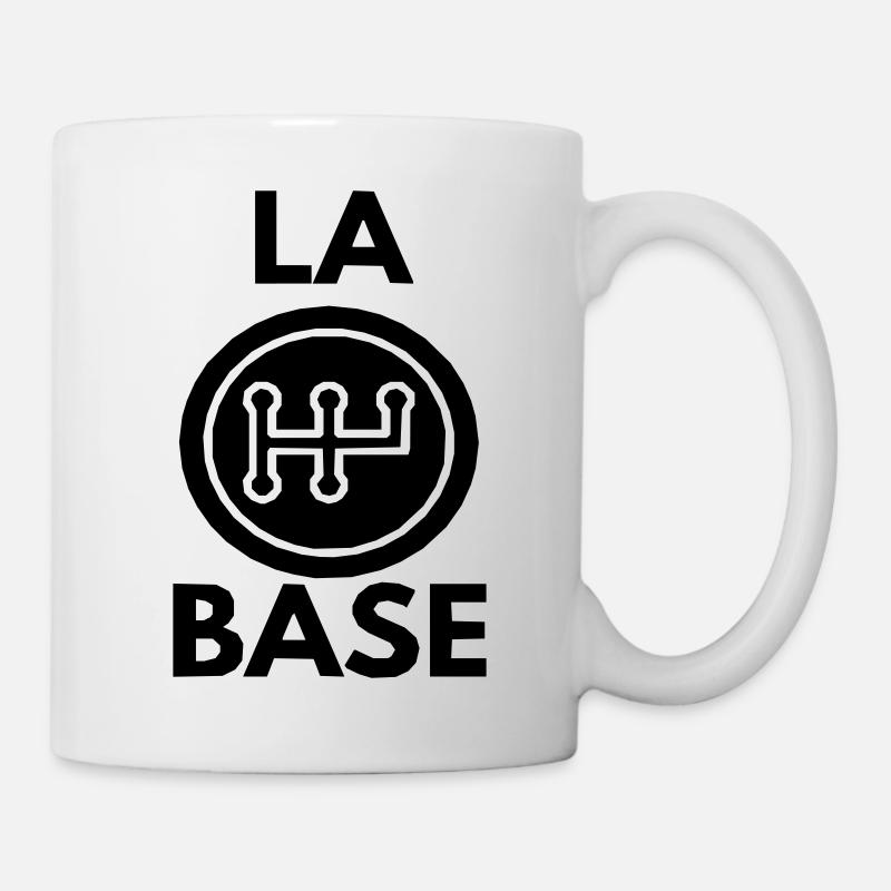 VOITURE ANCIENNE BOITE MANUELLE - Mug blanc - blanc