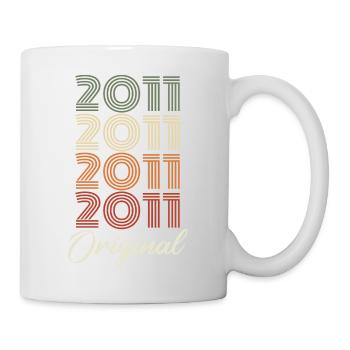 2011 Cadeau D'anniversaire Vintage Original 2011 - Mug blanc - blanc - Droite